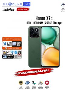 Honor X7c - 8GB RAM - 256GB Storage - Easy Monthly Installments - PTA Approved - 1 Year Official Warranty - The Original Bro Mobiles - TOB70